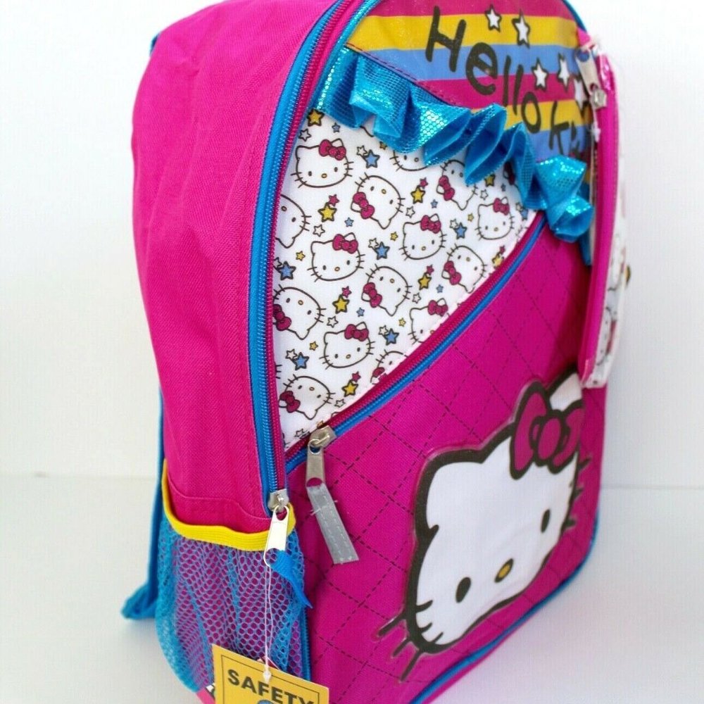 Hello Kitty Pattern Pencil Case Stickers Backpack - Picture 3 of 6